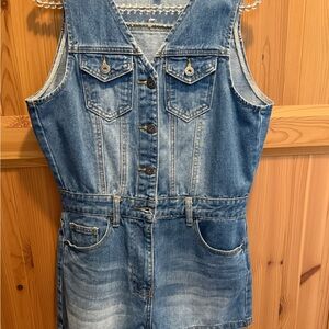 Bardot Blue Denim Vest